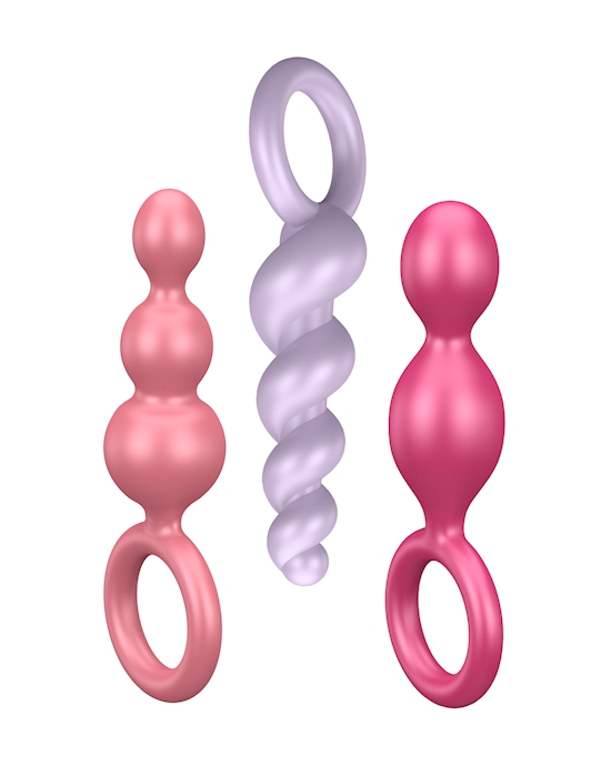 Satisfyer Silicone Plugs, Set Of 3